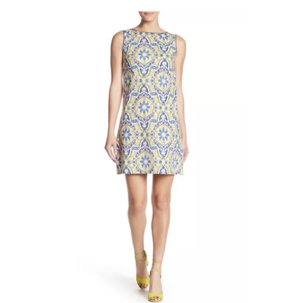 Betsey Johnson - Cotton Floral Sheath Dress- Size 2 - Picture 9 of 9